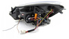 Forlygter Opel Corsa d 06-11 sort led