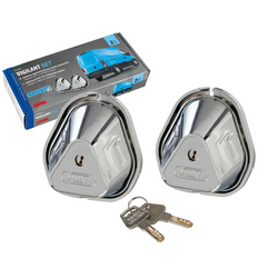 Indbrudssikre dørlåse til bus- og varevognsdøre