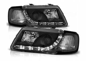 A3 8L forlygter med dagslys SORT