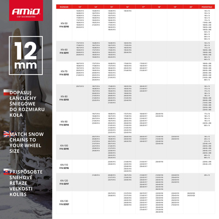 Snekæder 12 mm KN-90