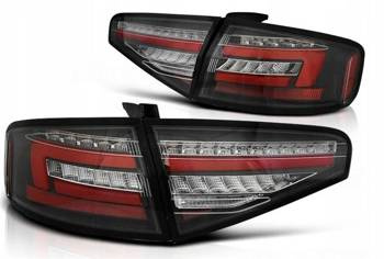 Sorte dts LED-lamper til Audi A4 b8 12-15 sedan