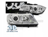 Bmw E90 E91 forlygter 05-08 kromringe 3d