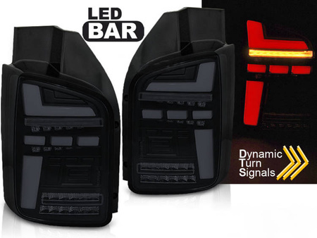 BLACK SMOKE FULL LED LAMP til VW T5 03-09