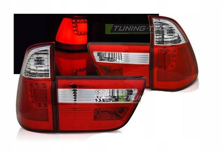 LED-lys Bmw X5 E53 99-03 r-w led bar