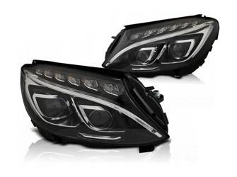 True Drl LED-forlygter til Mercedes W205 14-18