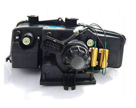 Forlygter Audi A4 B6 00-04 Led-rør krom