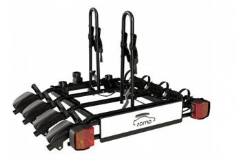 TYTAN AMOS 4 PLUS (7 ben) SORT cykelplatform med krog