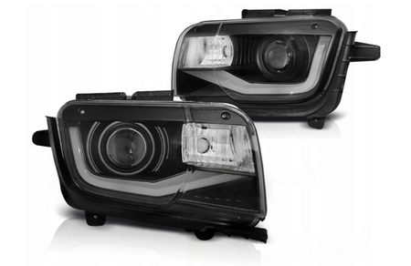 Forlygter Chevrolet Camaro 09-13 Sort Led