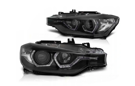 Lygter Bmw F30 F31 11-15 Led Sort Drl Xenon Afs