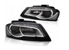 Forlygter AUDI A3 8P 08-12 SORT D