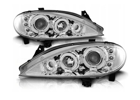 Forlygter Renault Megane 99-02 Ringi Chrome