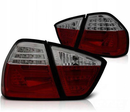 Bmw E90 05-08 rød smoke led bar lys