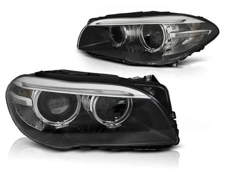 F10 F11 forlygter 10-13 RINGI LED DRL SORT X