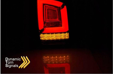 LED-lys vw t5 03-09 rød røg fuld led dts