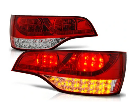 LED-LYS AUDI Q7 06-09 RØD HVID LED BLINK