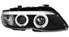 Forlygter BMW X5 E53 Ringe CCFL Sort D2S XEN