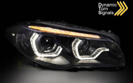Xenon-forlygter Afs Led Sort til Bmw F10 10-13