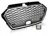Frontgitter Audi A3 8v 17- RS3 Style Krom Sort