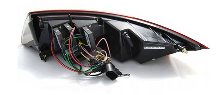Audi tt 06-14 rød hvid led bar dts lamper