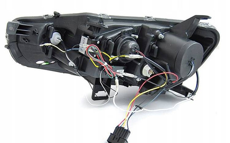 Forlygter SORT til MITSUBISHI LANCER 8 VIII 08-16