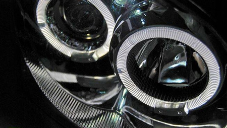 LYGTER SUBARU IMPREZA II GD 03-05 RINGI KROM LED
