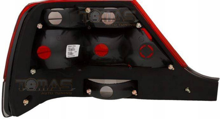 Baglygter MERCEDES W140 95-10.98 rød smoke