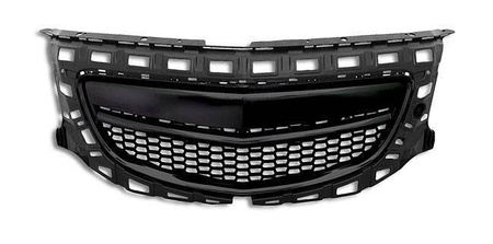 FRONTGRILL UDEN BADGE OPEL INSIGNIA 08-13 BLK