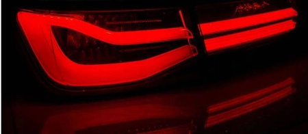 Bmw F30 11-15 rød røg led bar lys