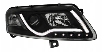 AUDI A6 C6 Black Tube LED-forlygter