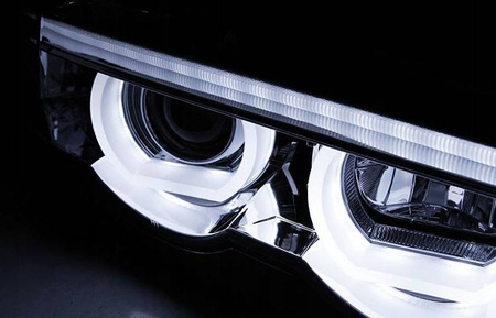 Forlygter Bmw E38 94-01 Ringi 3d Led Krom
