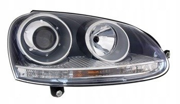 Forlygter VW Golf 5 V GTI look SORT