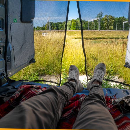 Bagluge dør myggenet mesh MERCEDES SPRINTER W906 VW CRAFTER