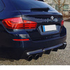 DIFFUSER BMW F10 F11 10-18 LOOK M5 CARBON BLACK