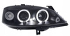 Forlygter Opel Astra G BLACK RINGI