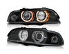 Forlygter BMW E39 ANGEL EYES D2S /