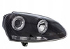 Lygter VW GOLF V 5 03-09 ring linse sort FK