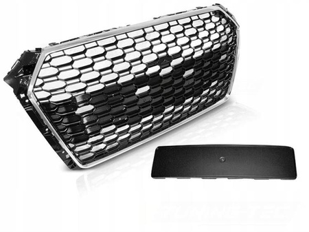 Audi A4 B9 15-19r Rs4 Style Krom BLK frontgrill