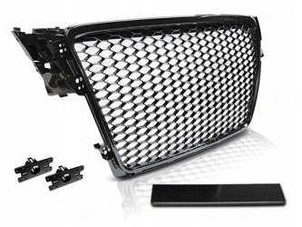 Grill højglans sort Audi A4 b8 2008 - 2011