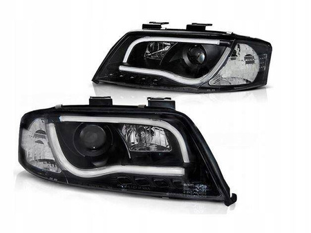 Audi A6 forlygter efter FL BLACK LIGH
