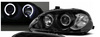 Honda Civic VI BLACK RING forlygter