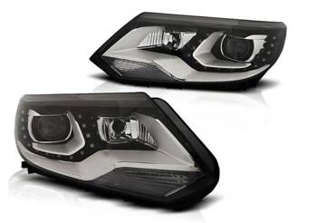 Lygter Vw Tiguan 2011- dagslys led drl sort depo