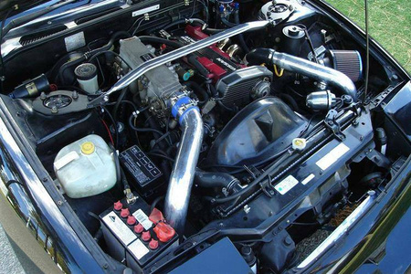 Intercooler Rørsæt NISSAN 180SX S13 RØD TOP