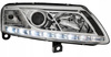 Forlygter Audi A6 C6 CHROM forlygter