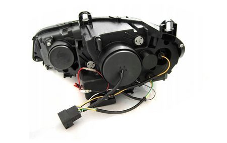 Lygter Bmw X5 E70 07-10 Ringe 3d Drl Sort Xenon