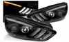 Ford Focus III mk3 15-18 sorte drl led dts-lygter