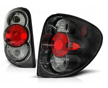 Baglygter Chrysler Voyager Dodge 01-04 Sort