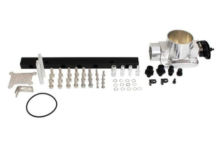 Nissan S13 CA18DET indsugningsmanifold med gasspjæld og fuel rail