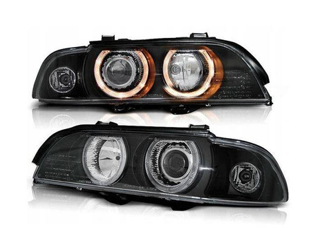 Forlygter BMW E39 ANGEL EYES D2S /