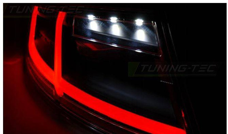 Audi tt 06-14 rød hvid led bar dts lamper