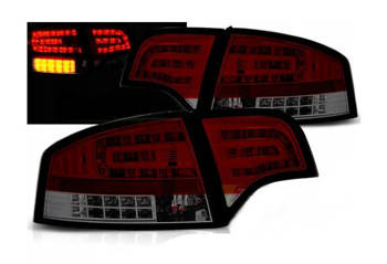 Audi A4 B7 04-08 Sedan Røde røgfarvede led-lygter
